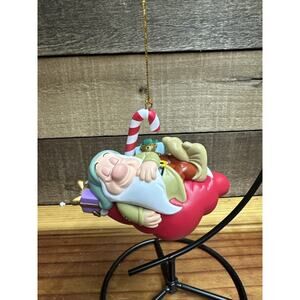 Disney SLEEPY Ornament-Snow White & The 7 Dwarfs-Grolier President’s Ed In Box